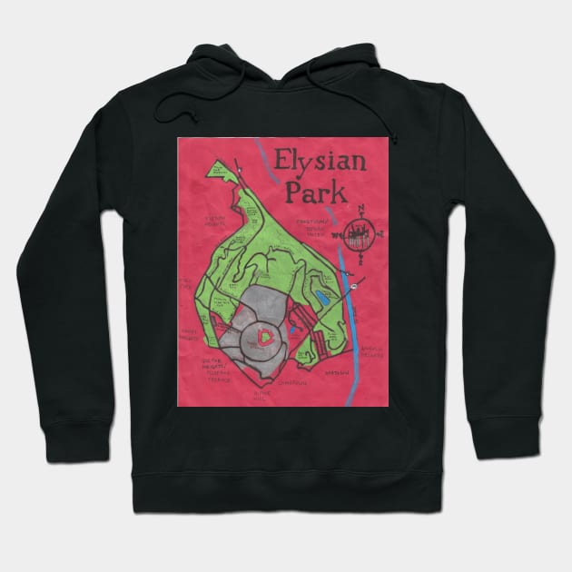 Elysian Park Hoodie by PendersleighAndSonsCartography